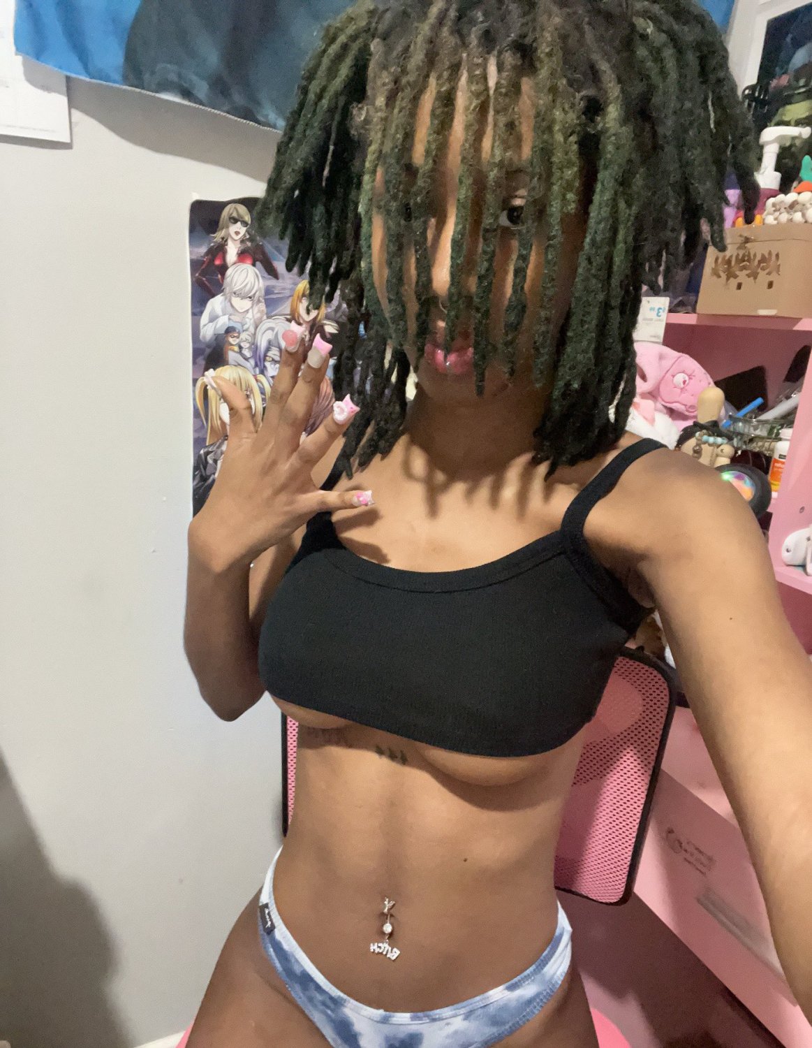 Hot & fit ebony teen 🥵🔥 #tMv2EYMa